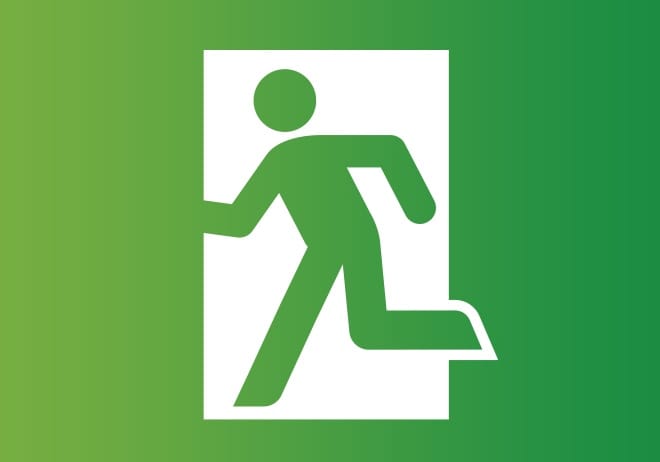Fire Exit Graphic