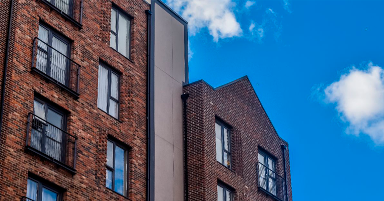 Exterior shot of Residential building