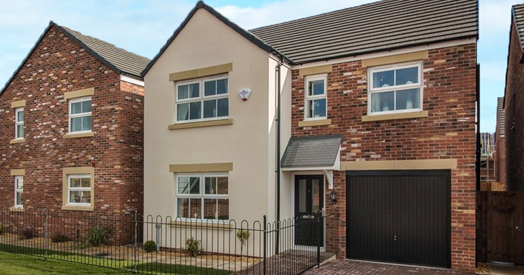 Semi-detached house exterior