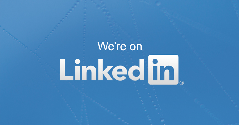 We're on LinkedIn