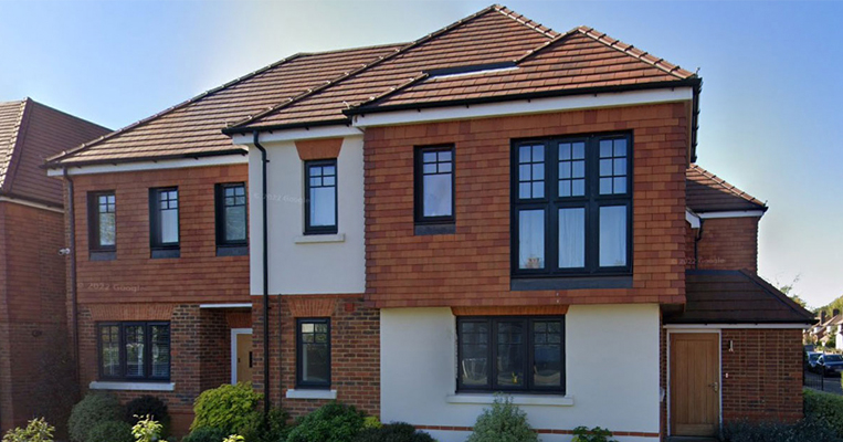 Residential Property front drive and garden