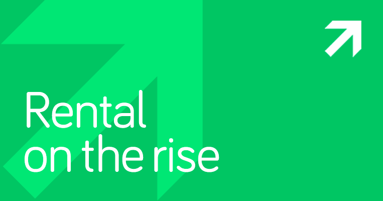 Rental on their rise