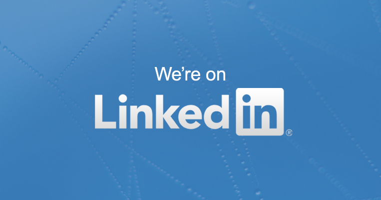We're on Linkedin
