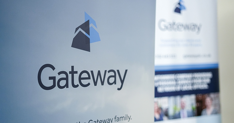 Gateway Logo on signages and doors